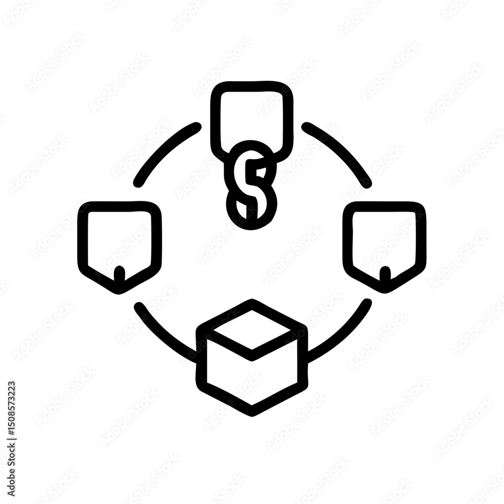 Poster securing your supply chain a comprehensive guide to protecting your assets and ensuring business con