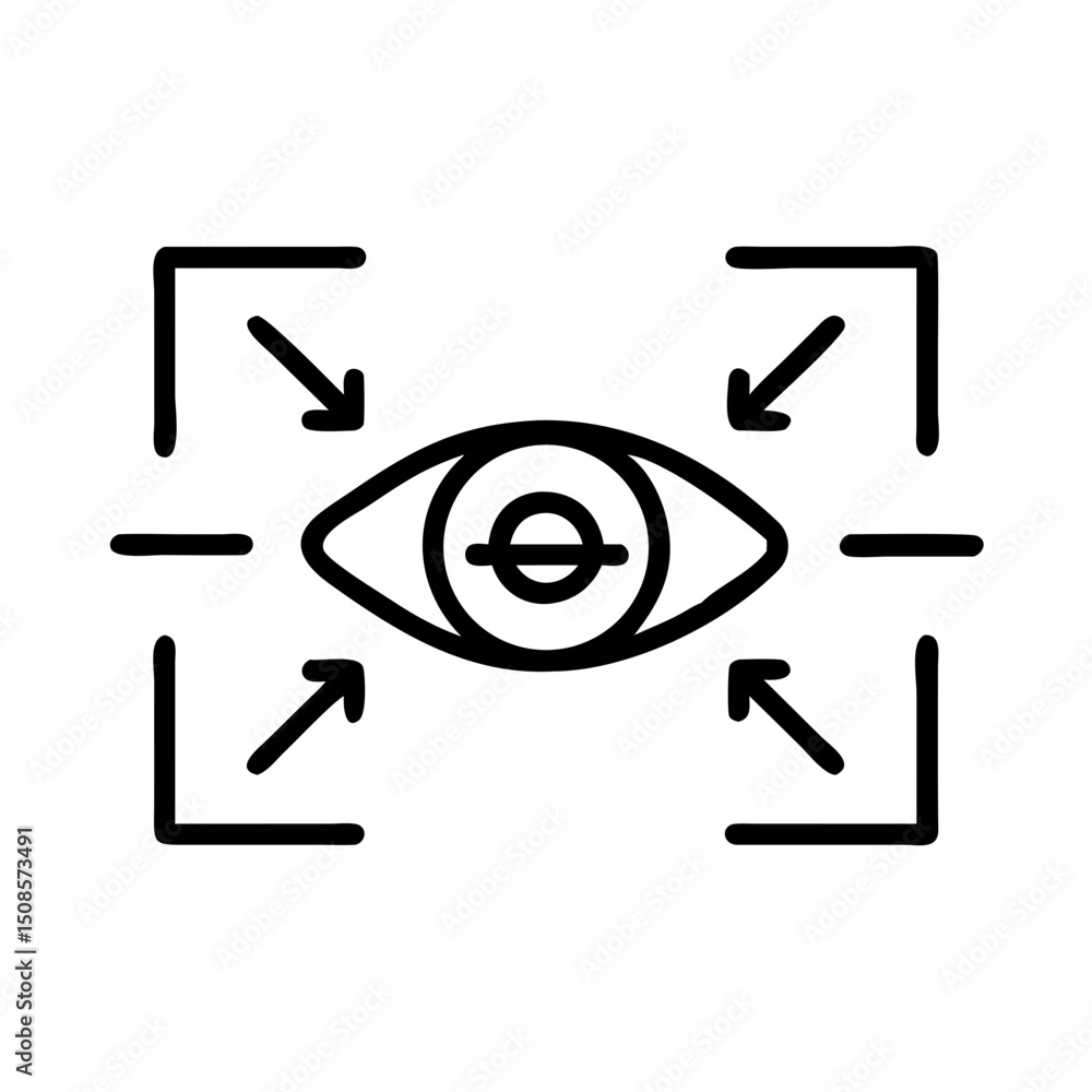 Aufkleber deepfake detection icon representing ai-powered fake media identification and analysis