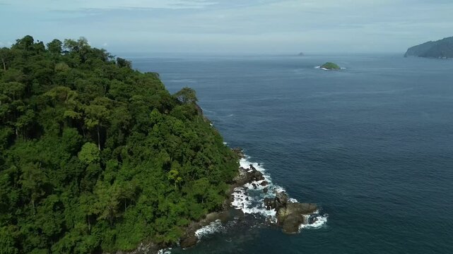 drone view meru island