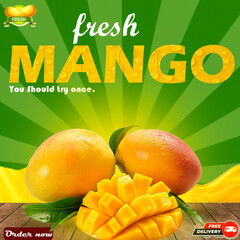 Mango poster design