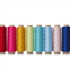 colorful spools of thread