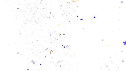 Abstract Colorful Specks on Black Background