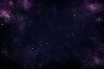 Infinite deep cosmic space purple galaxy