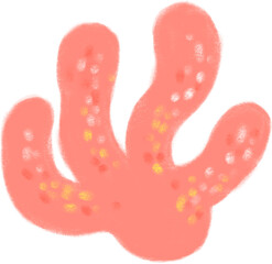 pink_coral_octopus_summer_illustration