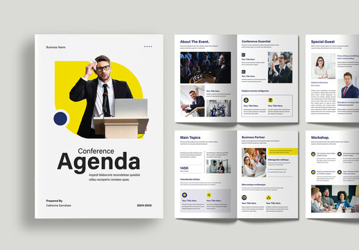 Conference Agenda Layout