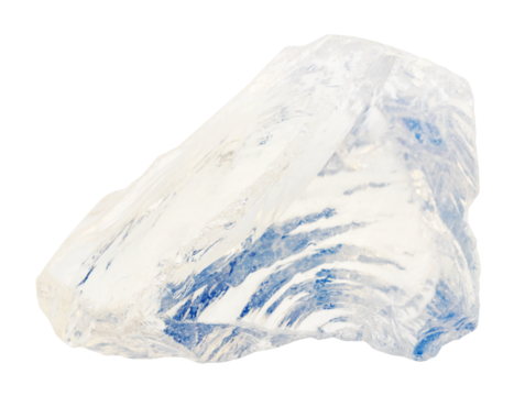 molybdenum glass imitation moonstone isolated