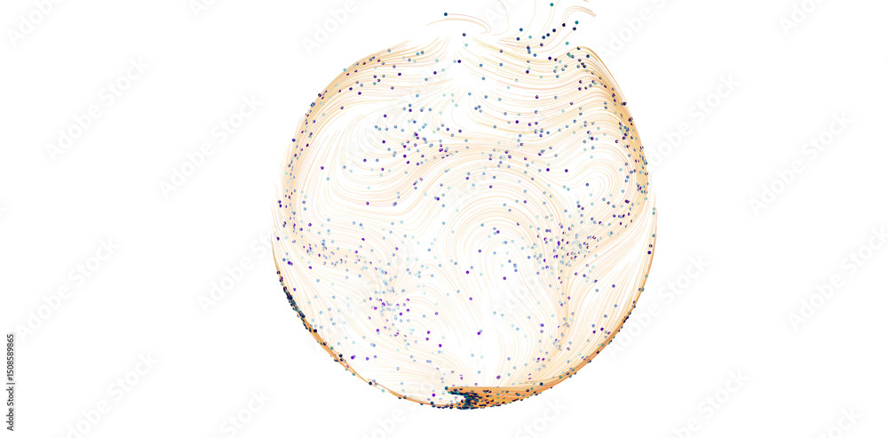 Poster Abstract background image featuring a swirling pattern and scattered glitter. Perfect for design projects.