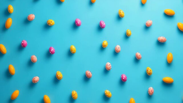 colorful easter eggs