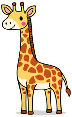Obraz premium Cute Cartoon Giraffe
