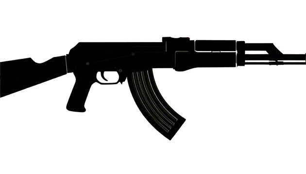  weapon rifle ak 47 white backgrund png