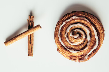Gourmet Cinnamon Roll Perfect for Brunch