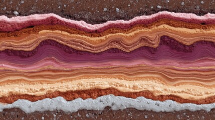 Striated Layers: A captivating abstract image showcasing multiple, colorful bands. The layers create a visual texture.