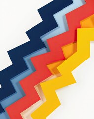 Colorful Zigzag Pattern