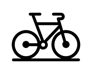 Minimal Bicycle Logo For Bike Brand Identity