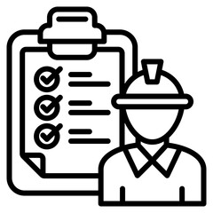 Production Planning line icon