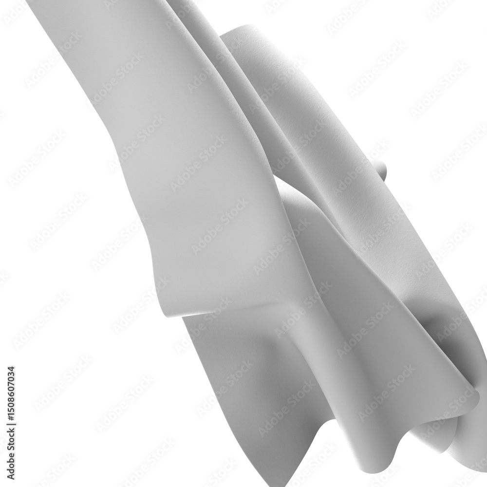 Poster close up of a white fabric drape, showing texture and folds. great for design and mockup backgrounds