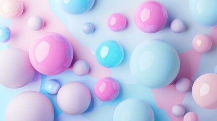Dreamy Pastel Abstract Background for Social Media – Soft and Aesthetic Design for Digital Content and Branding
