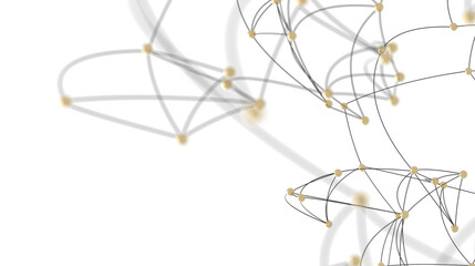 Abstract Network with Connected Nodes