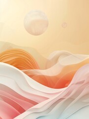 Dreamy Pastel Abstract Background for Social Media – Soft and Aesthetic Design for Digital Content and Branding