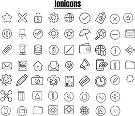 Ion icons
