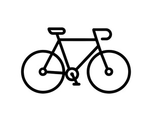 Fototapeta premium Branding Logo Featuring Minimal Road Bicycle