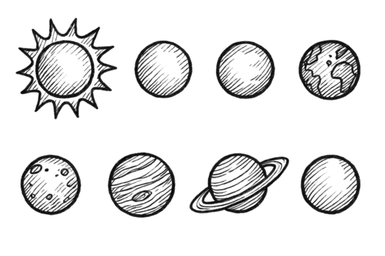 Solar System Icons