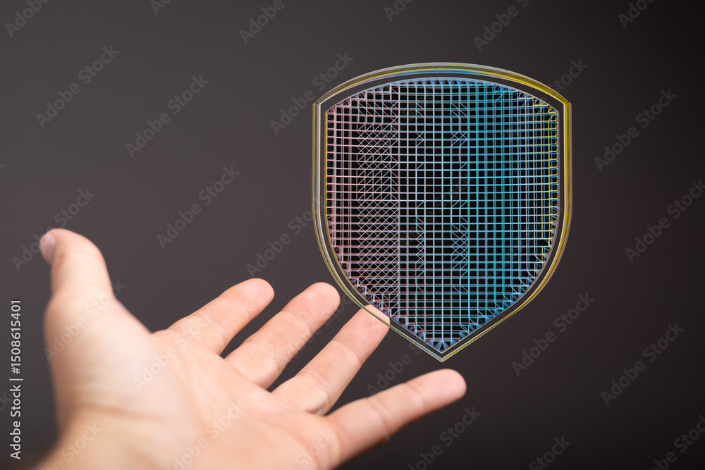 Fototapete Secure your data with advanced cybersecurity solutions.  Protect your information.
