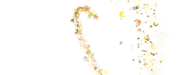 Golden Glitter Heart