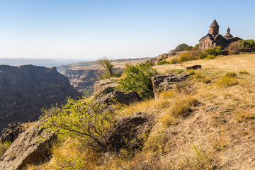 The Saghmosavank is a 13th-century Armenian monastic complex