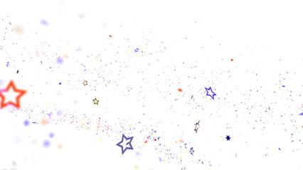 Abstract Colorful Starry Night