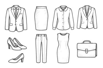 Hand-Drawn Business Icons