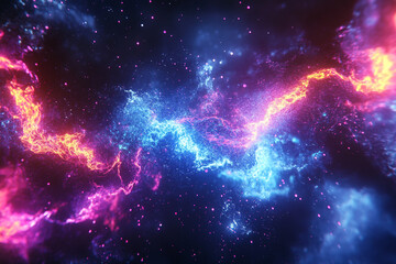 Neon-colored splash for energetic design