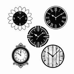 set of clocks