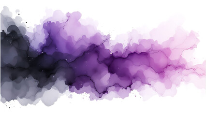 Fluid art painting in purple and grey shades. Perfect for backgrounds and design projects.