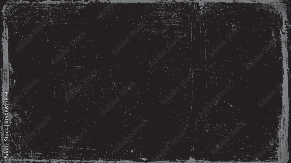 Poster black grunge background with white overlay lines. distressed surface texture and sketch effect. perf