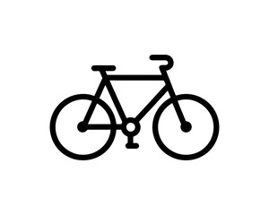 Obraz premium Bicycle Logo For Performance Sport Brands