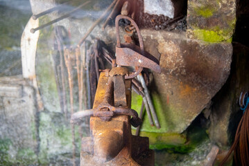An Antique Rusted Industrial Anvil