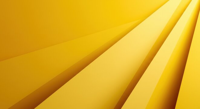 Abstract yellow background with geometric lines and shapes creating a modern and minimal design