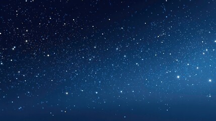 Starry Night Sky Background, Featuring a Beautiful Array of Twinkling Stars and Nebulous Clouds, Perfect for Space and Astronomy Themes.