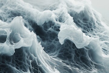 big wave ocean 3d by generative ai