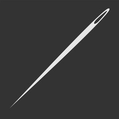 Sewing Needle icon. Vector illustration