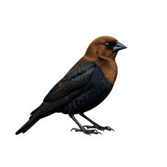 A Brown headed Cowbird PNG