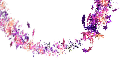 Abstract background with pink and purple stars in a swirling motion. Perfect for festive designs.