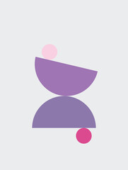 Balance in simple geometric harmony