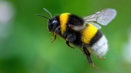 Bumblebee Pollinating Flower