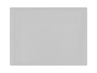 Old cartridge tape case on black background. Isolated game transparent mockup. Clean cover box template.