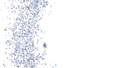 Elegant silver stars on white. Perfect for holidays, celebrations, and more!