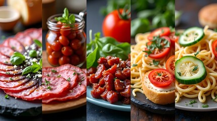 canape with salmon and caviar