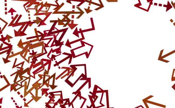 Abstract Red Arrows Background