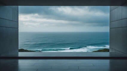 View of Karon and the Ocean from the memorial with empty space for text